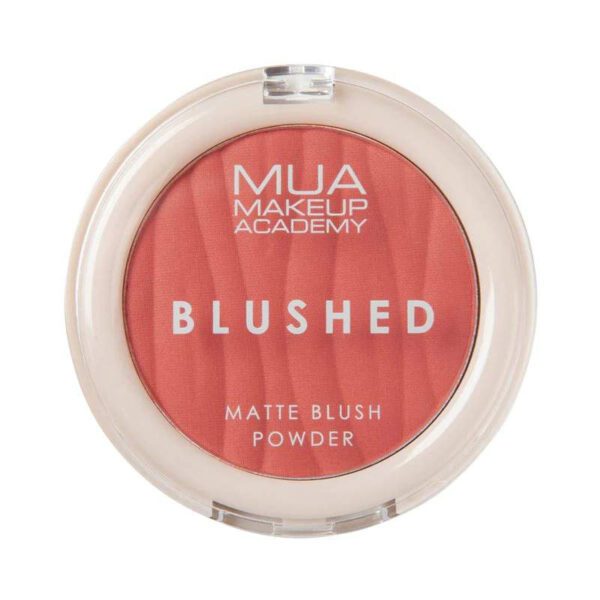 mua blushed matte powder rose tea