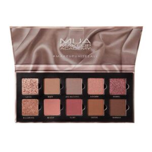 mua 10 shade eyeshadow palette silk nudes