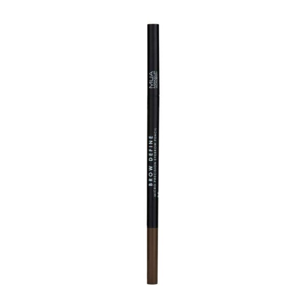 mua brow define micro eyebrow pencil dark brown