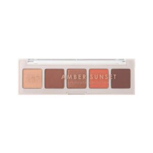 mua 5 shade eyeshadow palette amber sunset