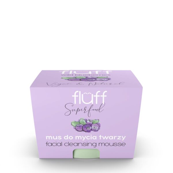 Fluff Cleansing Face Mousse Wild Blueberries a