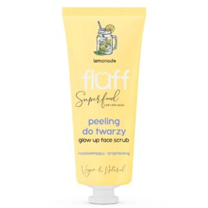 Fluff Glow Up Face Scrub Brightening Lemonade