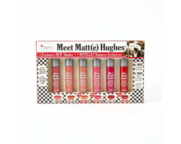 HUGHES MINI KIT VOL.14 LIPSTICK LIQUID 6x1.2ML THEBALM