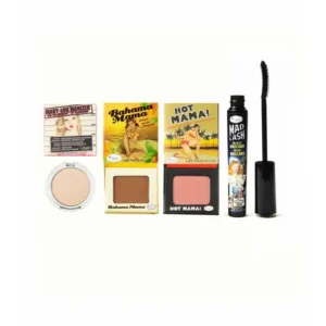 TRAVEL BAG SET 4PCS (BAHAMA MAMA HOT MAMA MARY LOU MAD LASH) THEBALM 1