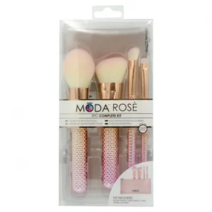 ROSE COMPLETE KIT BRUSH SET 5PC MODA ROYAL BRUSH 3