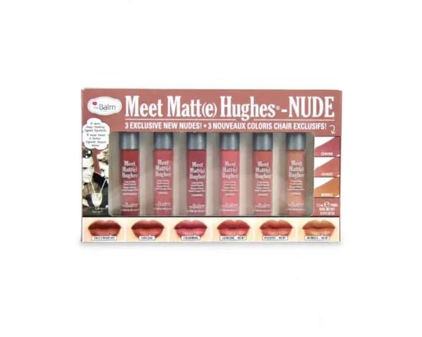 TheBalm Meet Matt(e) Hughes Vol. 8 long lasting liquid lipsticks mini set 6 x 1.2ml TheBalm Meet Matt(e) Hughes Vol. 8 long lasting liquid lipsticks mini set 6 x 1.2ml