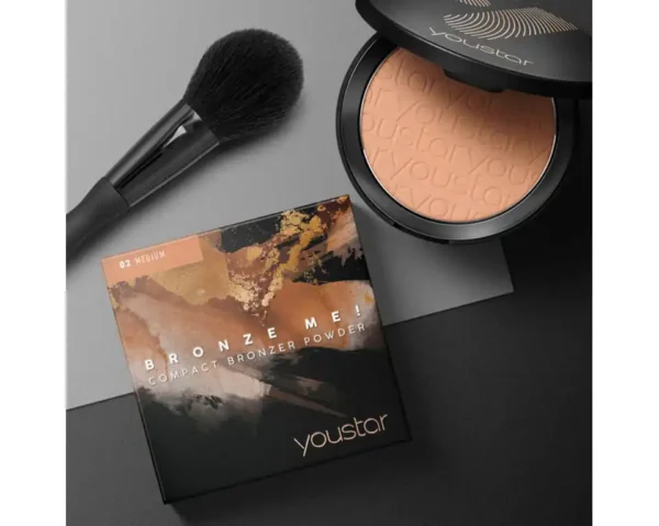 02 MEDIUM BRONZ ME! COMPACT BRONZER POWDER 16G YOUSTAR 1